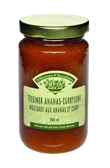 ananas-currysenf Tessiner Ananas-Curry-Senf - 200ml