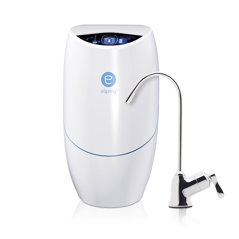 eSpring Wasserfiltersystem mit Zusatzwasserhahn und der verlängerten Garantieleistung von 5 Jahren