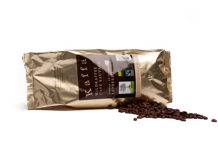kaffaesspressobohnen1kg Kaffa Wildkaffee Espresso ganze Bohnen